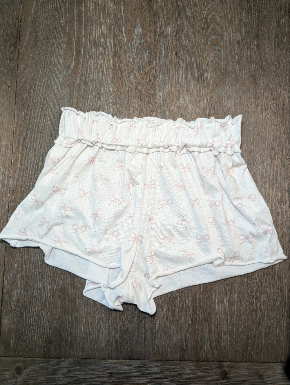 Altar'd State Pink Bow Pajama Shorts XXS